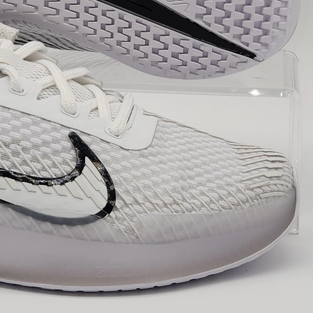 Womens Size 8.5 Nike Court Air Zoom Vapor White Black Tennis Shoe DR6965 100 NEW - Picture 5 of 7